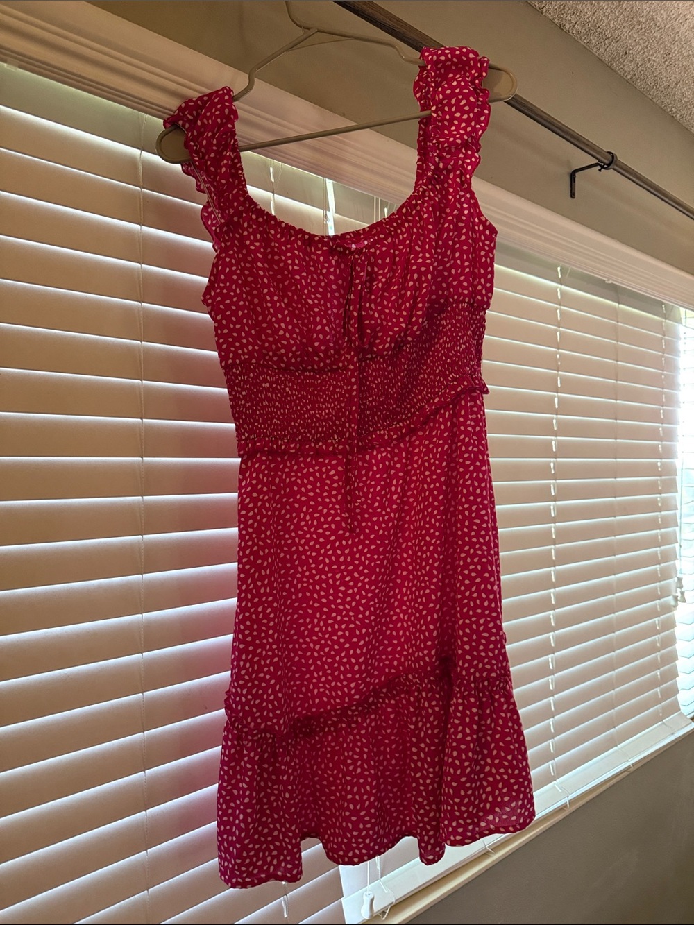 Women’s Pink Smocked Sundress